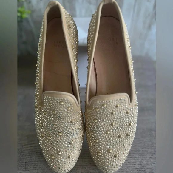 Stuart Weitzman Shoes - Stuart Weitzman Studded Loafers